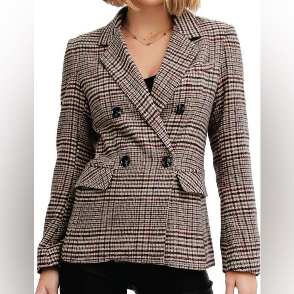 Nordstrom Belle & Bloom Piccadilly Wool Blend Peacoat - M